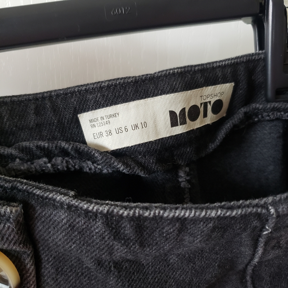 Topshop Moto Black Size 6 Skirt. - Picture 4 of 5